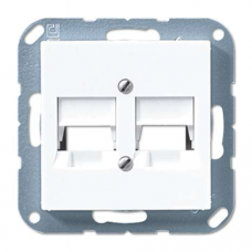 JUNG INZETPLAAT 2X MODULAR JACK ALPINEWIT A500