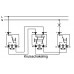 JUNG INBOUW KRUISSCHAKELAAR BASIS ZONDER BEDIENINGSPLAAT  507EU