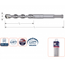 HAMERBOOR SDS+ V-BREAKER ø8,0X100/160 (VPE 10)