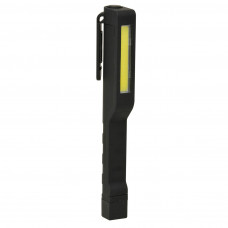 LED PEN COB POWER ZAKLAMP - INCLUSIEF BATTERIJEN ZWART LEDGET