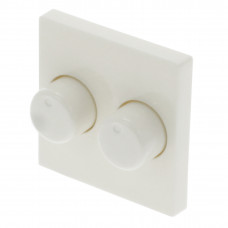 M JU AS CENTRAALPLAAT/KNOP DUO DIMMER CR