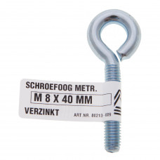 SCHROEFOOG METER VERZINKT M 6X30