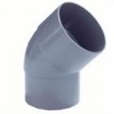 PVC BOCHT 40MM 1X LIJMMOF 45 GRADEN