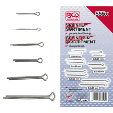 ASSORTIMENT SPLITPENNEN 1,6-4MM, 555DLG, BGS 8048