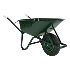 KRUIWAGEN STALEN BAK GROEN 80 LTR 6-80 68002