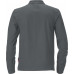 POLOSHIRT LANGE MOUWEN DONKERGRIJS L 7393