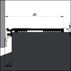 SLIJTDORPELSTRIP OPBOUW MET FLAP ALUMINIUM 1.00M ANB 7N