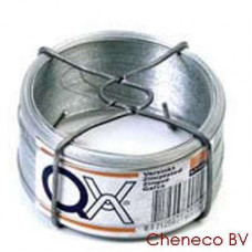 QX DRAAD NO.8 50MX1.3MM IJZER VERZINKT