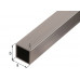 ALUMINIUM BRUTE VIERKANTE BUIS 25X25X1.5MM 1 METER KOKERPROFIEL