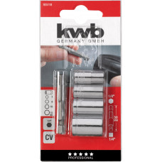 KWB DOPSLEUTELSET MET ADAPTOR 50MM 105110