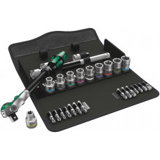 WERA W8100 BIT DOPSLEUTELSET 1/2"-AANDRIJVING 28-DELIG 05004076001