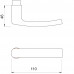 DX DEURKRUKSET TYPE 332 DEURDIKTE 40MM ZWART