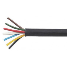 KABEL 7X1.00 ZWART V.AANHANGWAGEN