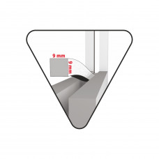 TOCHTSTRIP P.U. SCHUIM WIT 6 M 12MM 12MM