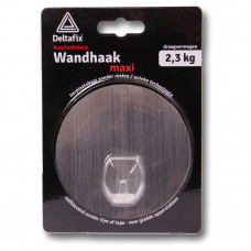 WANDHAAK MAXI HERPL.BAAR ZILVER 100MM 2,3KG