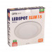 LEDSPOT SLIM 15 DOWNLIGHTER 12W 3000K DIMBAAR Ø170MM WARM WIT OFX