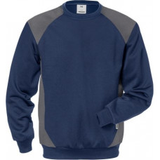 FRISTADS SWEATSHIRT 7148 SHV -586 BLAUW/GRIJS MAAT 2XL