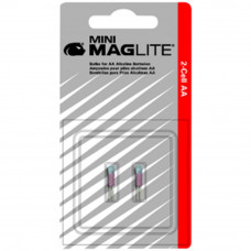 MAGLITE LAMPJE,2ST,V.ZAKLAMP MINI AA/AAA