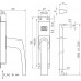 NEMEF ESPAGNOLET STANG 7-150CM VERZINKT RAAMESPANJOLET 7E