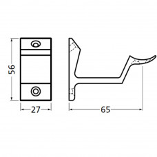 HERMETA LEUNINGHOUDER OPSCHROEV. NATUREL 3542-01E