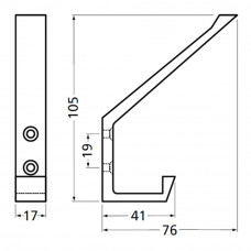 HERMETA HOED-/JASHAAK ENKEL MAT ZWART 0138-18E