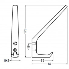 HERMETA HOED-/JASHAAK ENKEL NATUREL 0030-01E