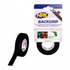 HPX BACK GRIP ZWART 16MMX5M BG1605