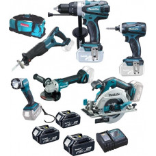 MAKITA COMBISET 6-DELIG DLX6076T