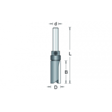 260-8 HM KOPIEERFREES MET BOVENLAGER 8MM , D= 12