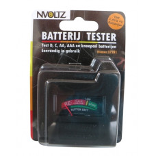 BATTERIJ TESTER AAA/AA/C/D/9V