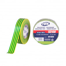 HPX PVC ISOLATIETAPE VDE GEEL/GROEN 19MM X 20M IE1920