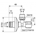 SCHELL HOEKSTOPKRAAN MET ROZET 3/8"BU X 3/8"BU/10MM 050980699