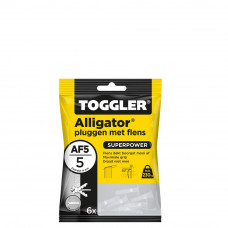 TOGGLER PLUG 5MM MET FLENS ZAK A 6 STUKS