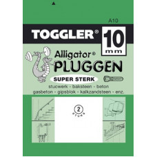 TOGGLER PLUG 10MM ZONDER FLENS ZAK A 2 STUKS