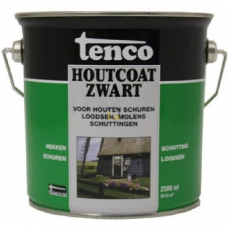 TENCO HOUTCOAT TEERVRIJ ZWART 2.5