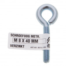 SCHROEFOOG METER VERZINKT M 6X60 MM