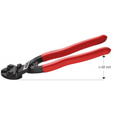 KNIPEX BOUTENSNIJTANG COBOLT 20° GEBOGEN KOP 200MM 7121-200