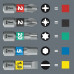 WERA BIT-CHECK 10 IMPAKTOR 3 BITSET, 10-DLG