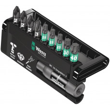 WERA BIT-CHECK 10 IMPAKTOR 3 BITSET, 10-DLG