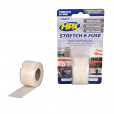 HPX STRETCH & FUSE ZELFVULKANISERENDE TAPE TRANSPARANT 25MMX3M SI2503