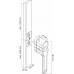 DX ESPAGNOLETSLUITING SKG**® WIT LENGTE 2500MM = INKORTBAAR