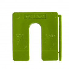 UITVULPLAATJE DISPENSER 10MM GROEN 40 STUKS