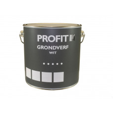 GRONDVERF PROFIT WIT BOUW 2.5 LITER