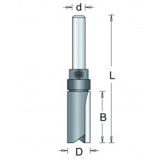 245-6 HM KOPIEERFREES MET BOVENLAGER 8MM , D= 12,7