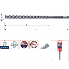 HAMERBOOR SDS+ QUATTRO-X ø28,0X400/450