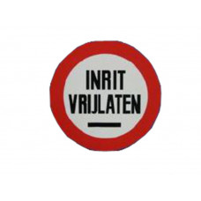 BORD ROND INRIT VRIJLATEN 24CM