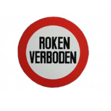 BORD VERBODEN TE ROKEN