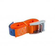 SPANBAND ORANJE MET KLEMGESP 25MM 5 METER 