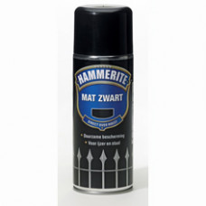 METAALLAK MAT ZWART 400ML