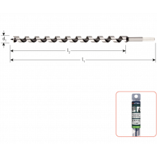 SLANGENBOOR SILVER-LINE, ø10X385X460